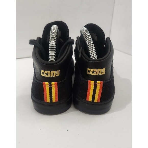 Converse Louie Lopez Pro Mid Shoes Suede Leather Black Men Sz 5 Skate Sneakers - Picture 5 of 13